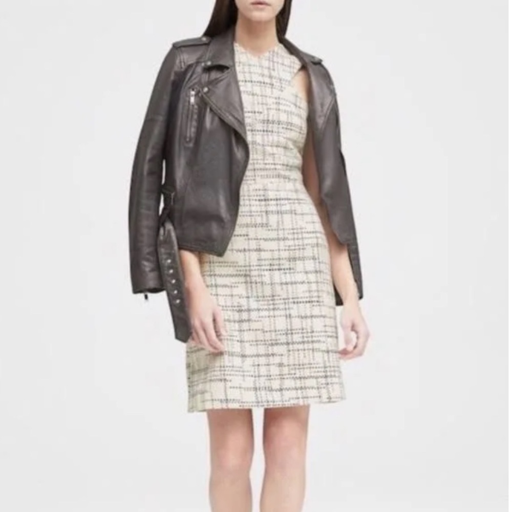Banana Republic Tweed Cross Front Dress